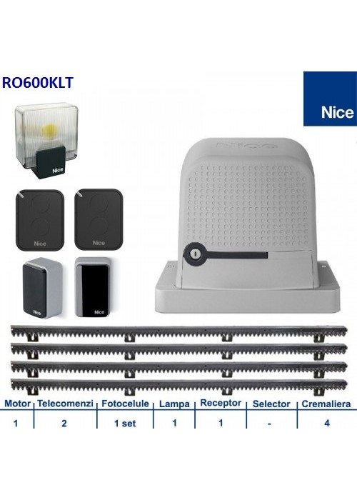 Automatizari porti culisante Nice RO600Klt Kit Full